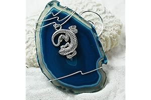 Gecko Christmas Tree Agate Ornament