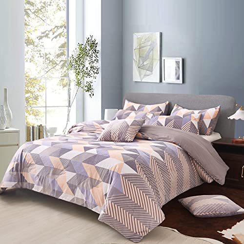 Nelaukoko Twin Comforter Set, 68X88 Inches All Seasons Lightwight And Soft Single Striped Bedding Comforter Set, Single Down Alternative Comforter With 1 Standard Size Pillow Sham #TOP7