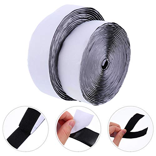 ULTECHNOVO 2 Conjuntos de Fita Adesiva de Velcro E Fita Enrolada Auto-Adesiva Tiras de FixaÃ§Ã£o Rem
