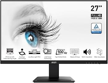 Amazon.co.jp: MSI Pro MP273A 27インチ モニター 1920 x 1080 (FHD