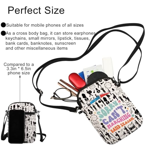 G2TUP March Band Crossbody Bag Band Director Gifts Band Conductor Gift Marching Band Gifts Marching Band Season Shoulder Bag3
