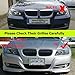 PENSUN M4 M3 F80 Look Front Bumper Fit for 2009-2011 BMW E90 E91 3-Series W/O PDC Holes W/Fog Lights(Not Fit M4 M3 F80)