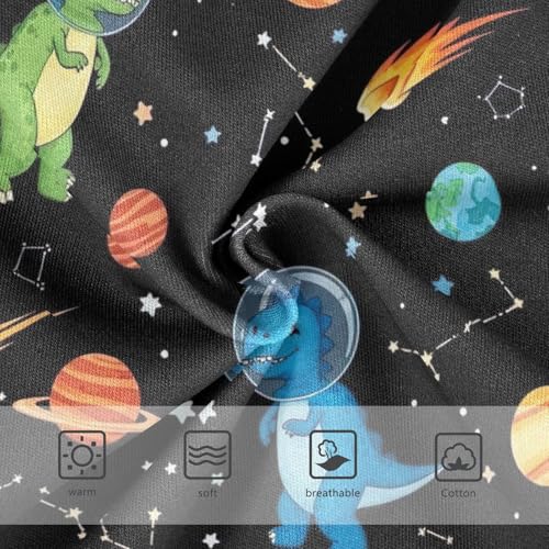 Colorful Cartoon Dinosaurs Space Planets Toddler Underwear Girls, Girls Panties, 2T–8 Years3