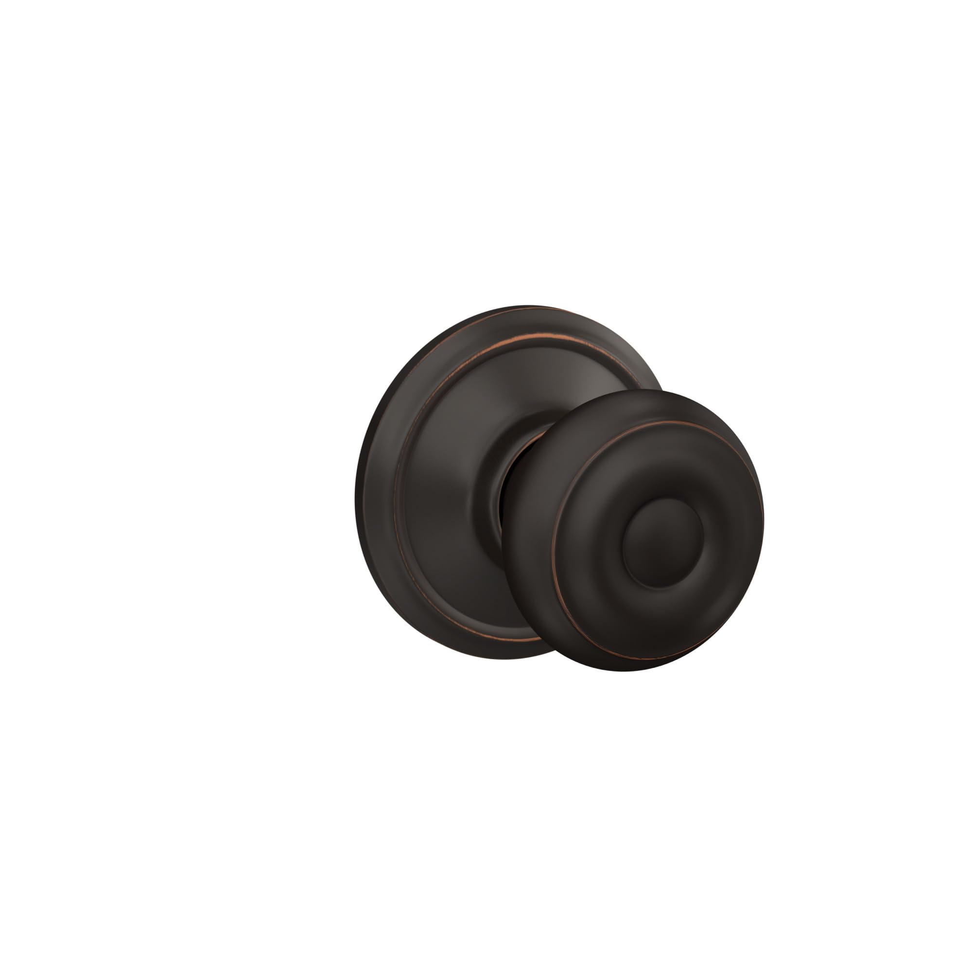 Aged Bronze Schlage Door Knob - Georgian Style -2