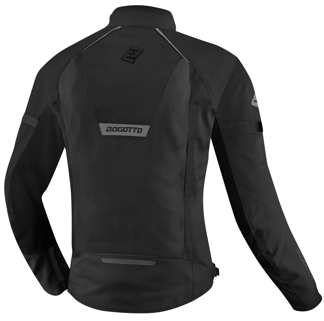 Bogotto Alastor Air Mesh Damska kurtka tekstylna motocyklowa, czarny, XL