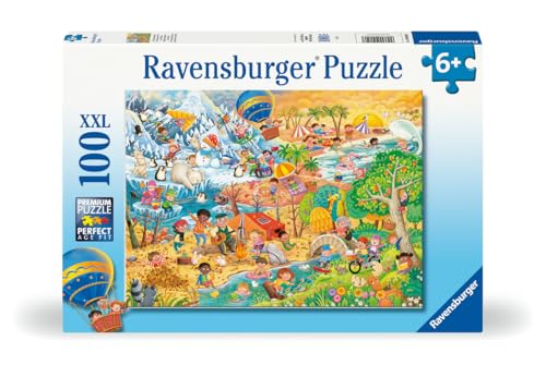 Ravensburger - Puzzle 100 pièces XXL - Les 4 Saisons