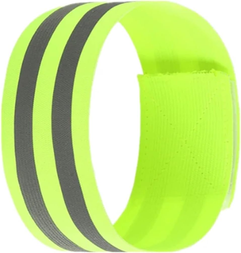 26 Pcs Reflective Arm Band Elasticated Armband Wristband Leg Straps Safety Reflector Bands for Night Walking Biking