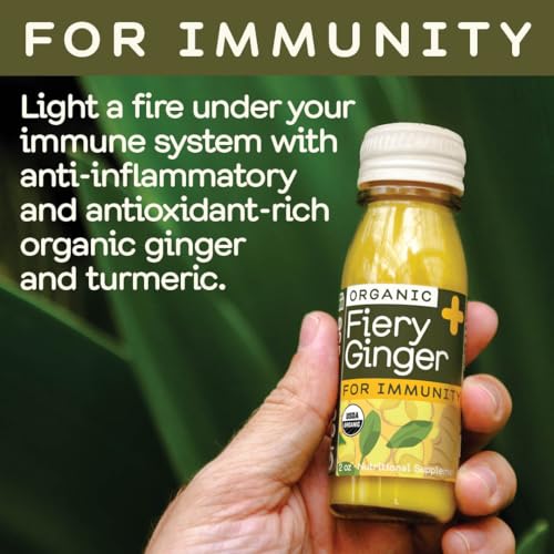 Greenhouse Juice Organic Fiery Ginger Wellness Shots 12-Count 60ml Glass Bottles, Vegan & Gluten-Free - Image 3