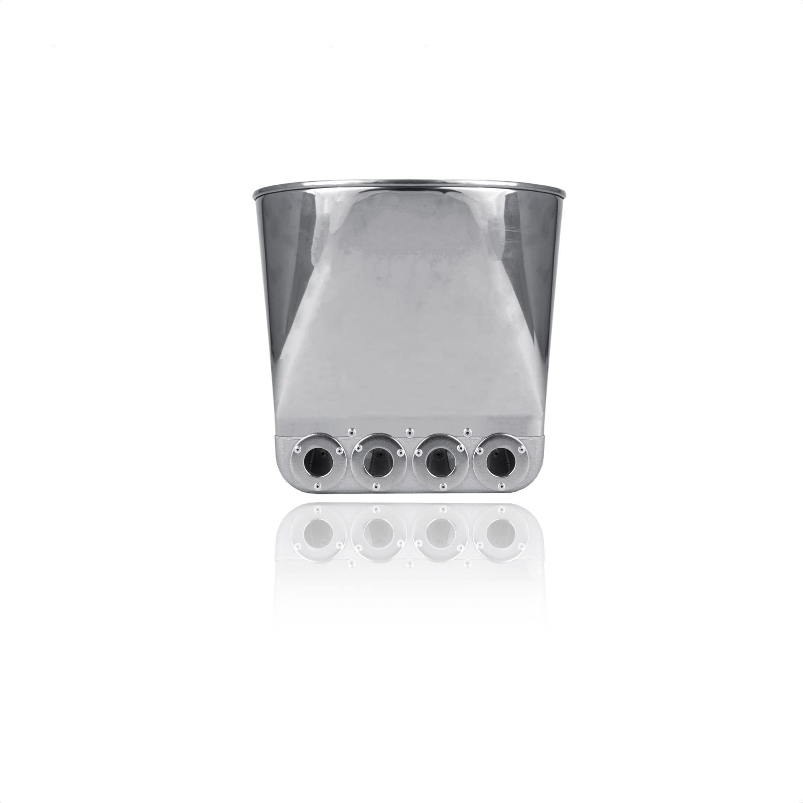Werku WK500920, Pulverizador Cemento-Estuco, Calidad Profesional, 4 Boquillas 14 mm, Depósito 6 L, Especial Cementos, Masillas, Morteros, Yesos, Estucos