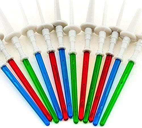 Deco4Fun Lightsaber Star Wars Birthday Party Cupcake Toppers Party Decorations (24 Pc)