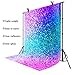 FUERMOR Background 5x7ft Colorful Photography Backdrop Makeup Photo Video Props (Not Glitter) DANFU192