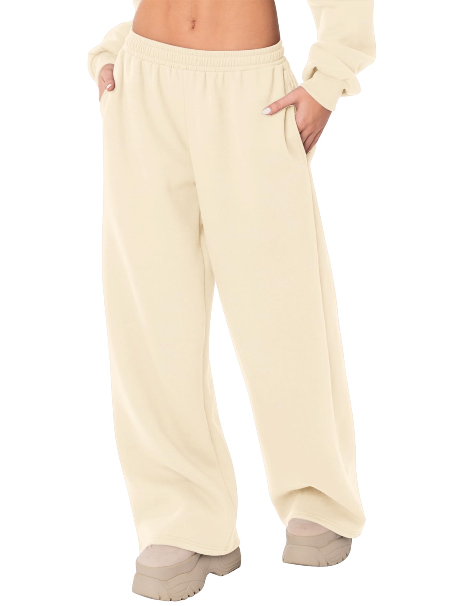 LOMON Wide Leg Sweatpants