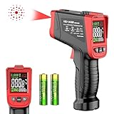KEMAISI Infrared Thermometer Gun, Non-Contact Digital Laser Temperature Gun -58°F -1616°F (-50℃-880℃), Laser Temp Gauge Surface Measuring Tool for Cooking, Oven, HVAC, Industry (Non-Body use)