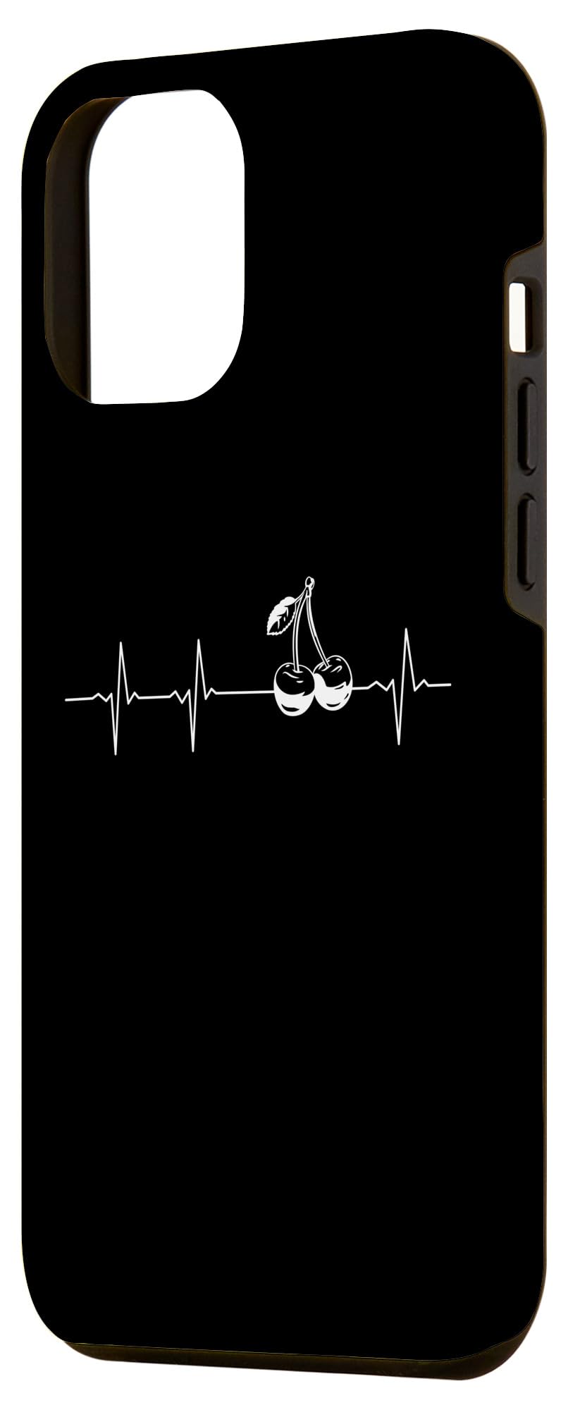iPhone 14 Plus Cherry Heartbeat Nature Vegetable EKG Pulse Case - Image 2