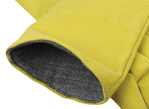 PMC Supplies LLC 14" Kevlar 22 oz Heat Resistant High Temperature Safety Gloves Jewelry Welding Soldering Furnace Melting Wool Lined Casting Gear - Image 2