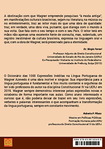 Dicionário das 1000 Expressões Inéditas na Língua Portuguesa do Brasil: Registradas na Literatura Br