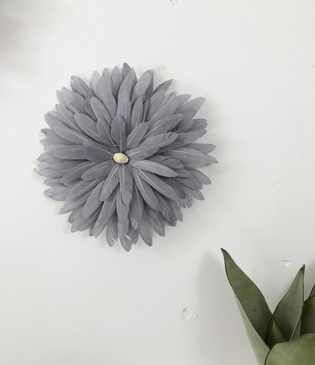Macramé fait à la main tenture murale plume coton ... - Grandado