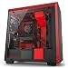 NZXT H700 Desktop Computer Case, CA-H700B-BR, Black/Red