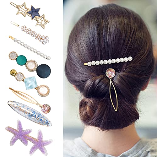 Mollettoni per Capelli 8pcs Mollettine Capelli