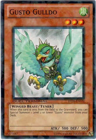 Amazon.com: Yu-Gi-Oh! - Gusto Gulldo (DT05-EN070) - Duel Terminal 5-1st  Edition