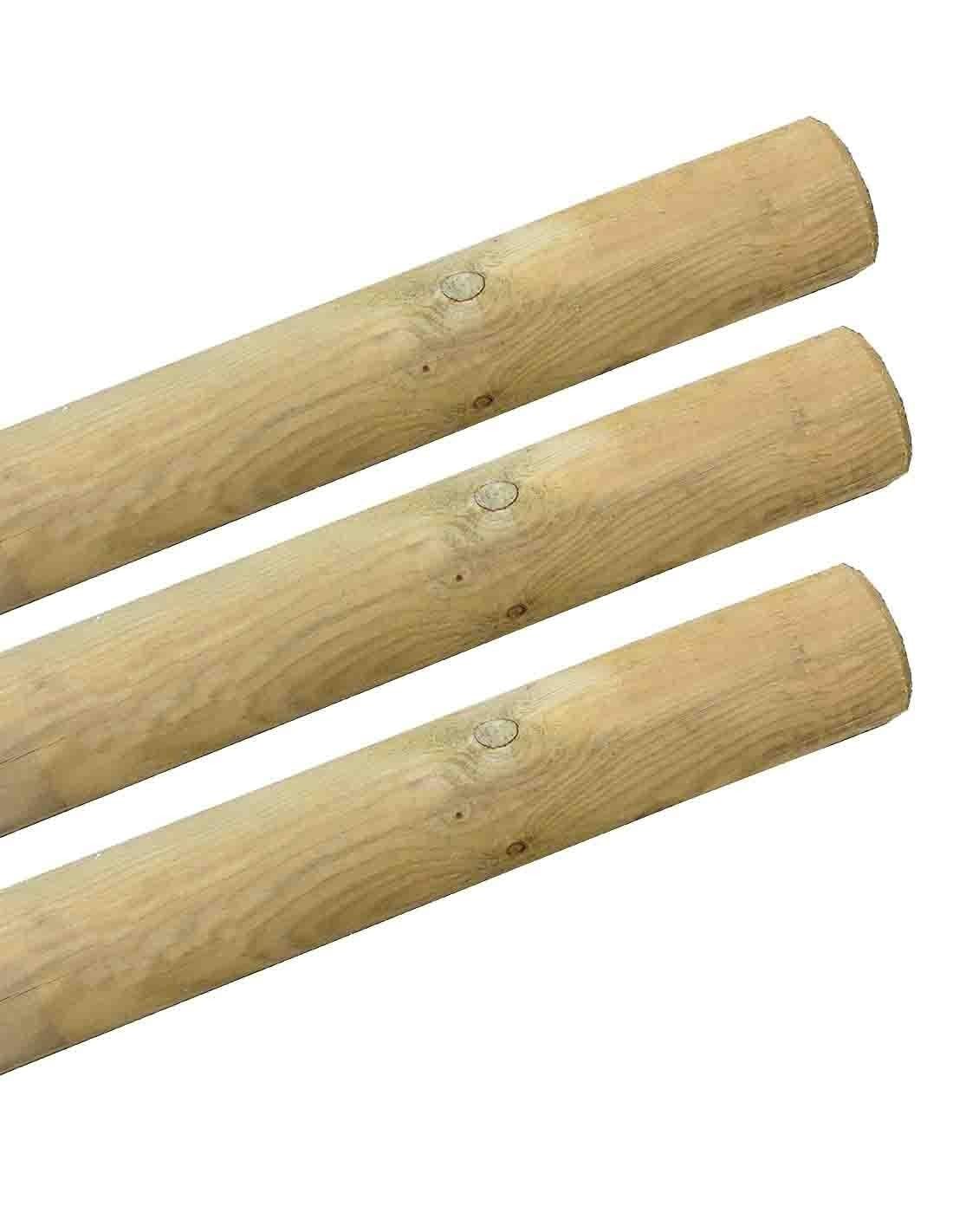 Faura - Tutor Madera sin Punta | 200x10 (Alto X Diámetro) -