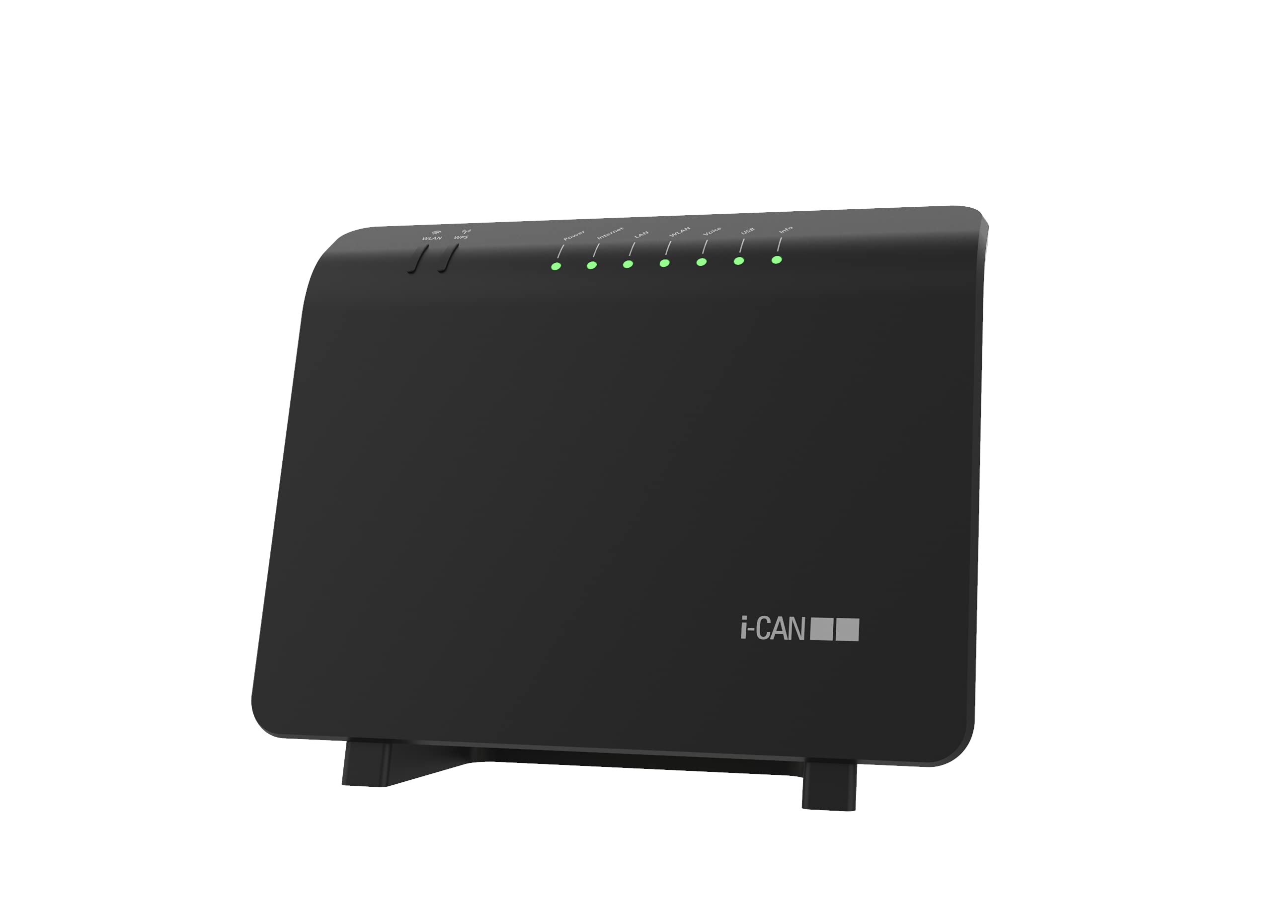 I-CAN THUNDER AX WI-FI 6 Router (DSL/VDSL,FIBRA), WI-FI 6 (WLAN AX) fino a 3.6 Gbit/s, Media Server