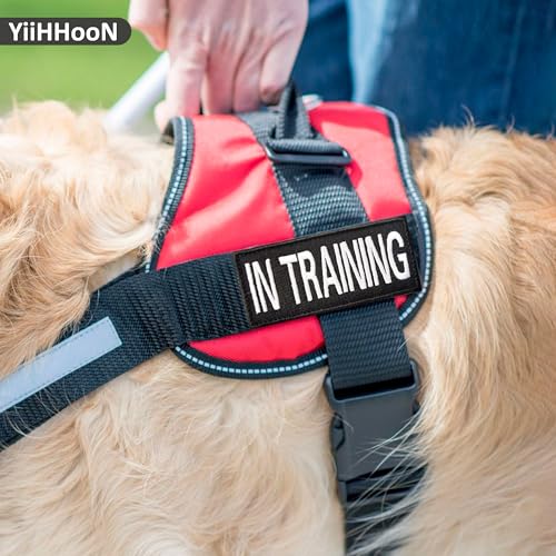 8 Stück Service Hund Patch, Service Dog Patch mit Haken Backing, Abnehmbare Do Not Pet Patches Hundewesten Patches Abnehmbare für Weste Hundegeschirr