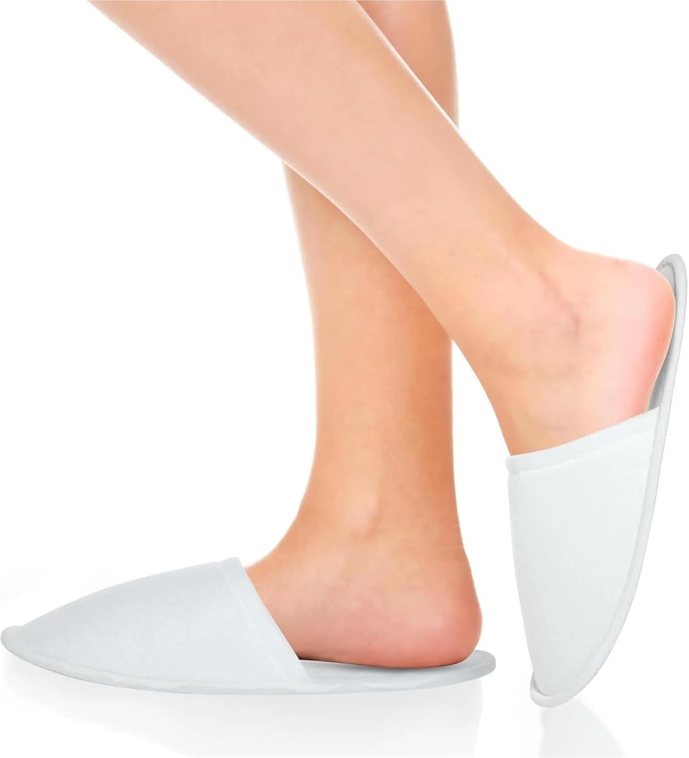 House Slippers 24 Pairs House Slippers for Guests Slipper Pack Hotel, Spa, Travel, Shoeless Home
