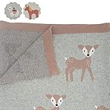 BESONDERS SANFT ZU BABYS ZARTER HAUT: Diese Bio-Baumwoll-Babydecke ist aus natürlichen, schadstoffgeprüften Materialien, nachhaltig gemäß Oeko-Tex und GOTS produziert. Sie besteht aus 100% reiner Bio-Baumwolle ♥