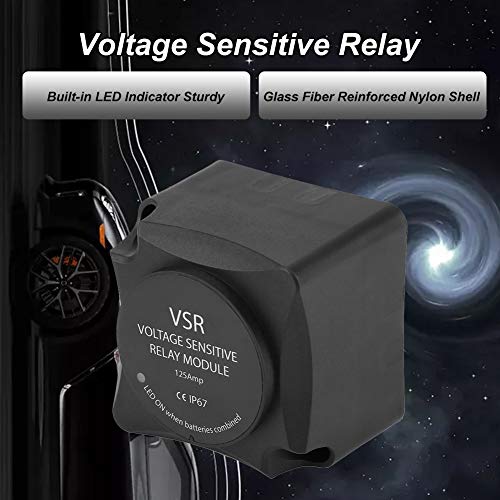 Isolatore a doppia batteria Smart 125A, relè di