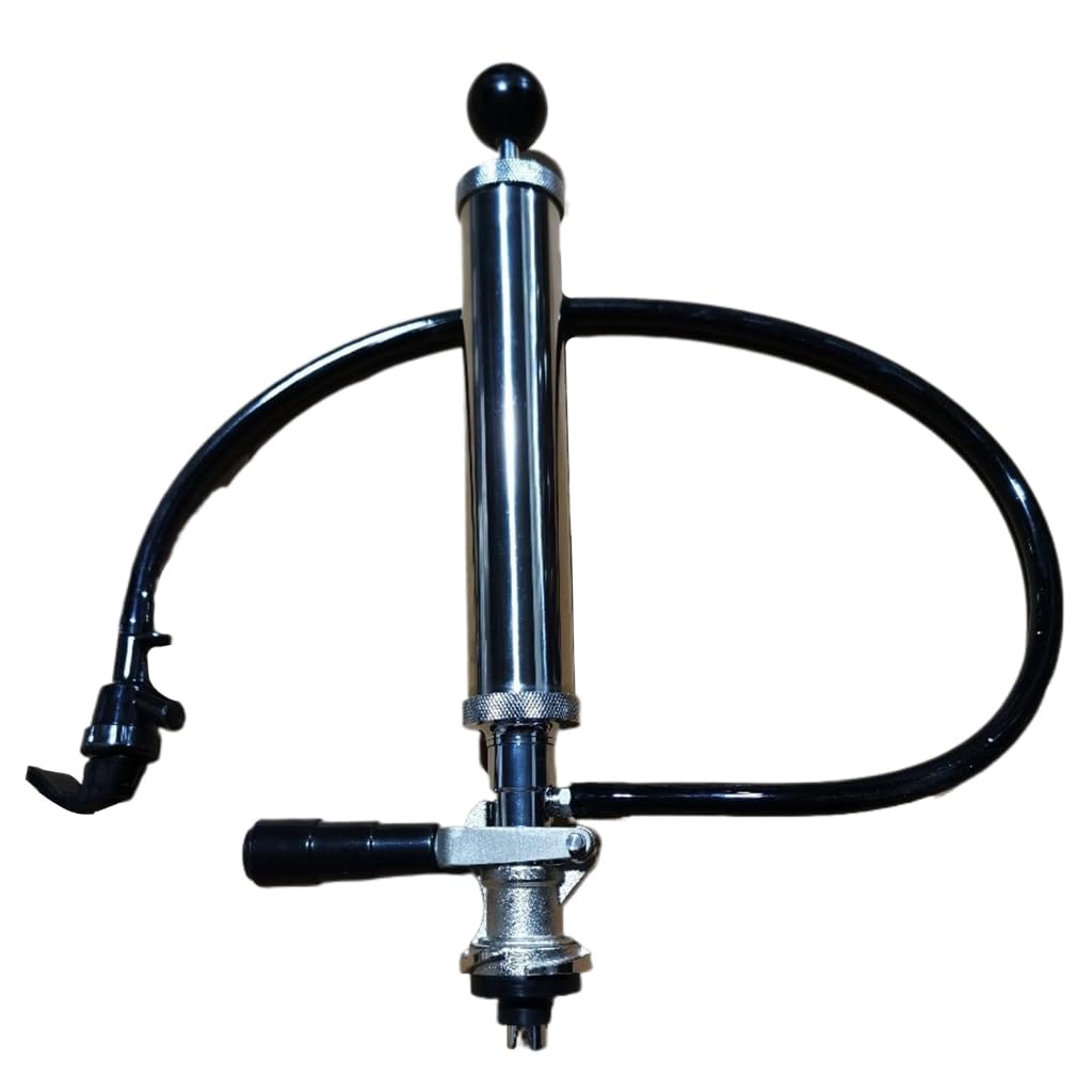 GMBYLBY Efficient Threaded Brass S Types Beer Kegs Tap Pumps Portable Faucet Home Brewing Accessory Keg Party