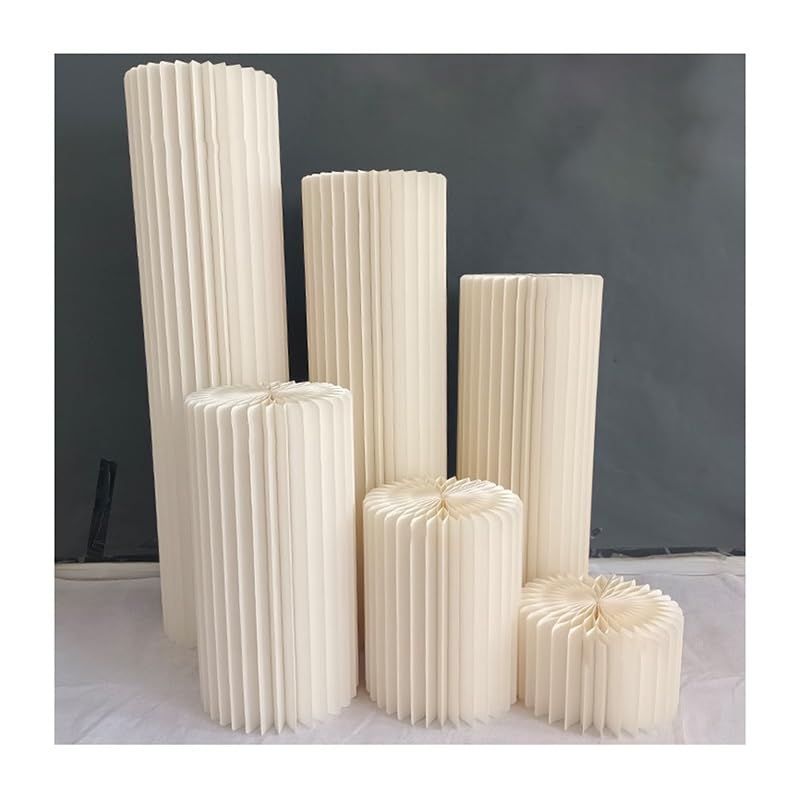 Décorations fond socles cylindriques XPLKQXE supports pliables de mariage