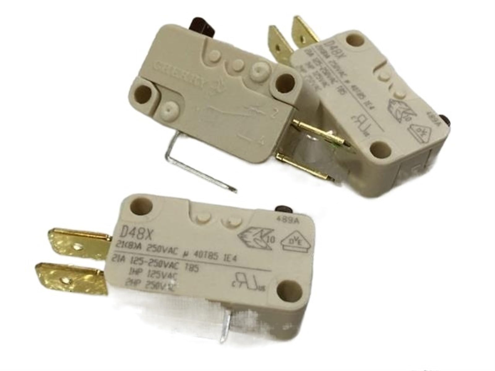 Interrupteur de fin de course chauffe-eau grand micro interrupteur D48X 21A250V pour circuit électrique