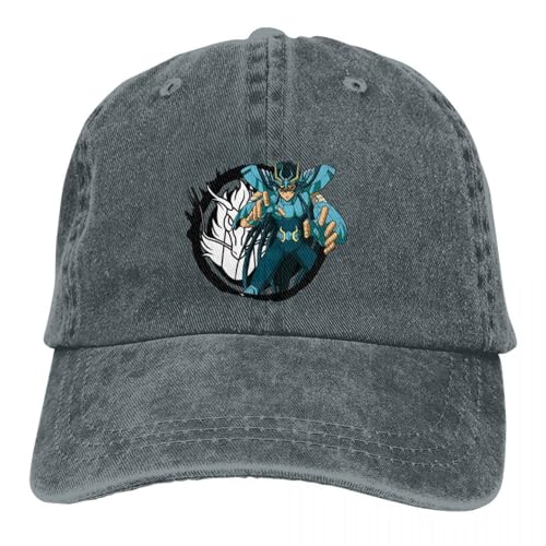 IEINYAUP Dragon Shiryu Berretto da Baseball Cappelli da Uomo Donne Visiera Protezione Snapback Saint The Seiya Caps Cartoni Animati Punk