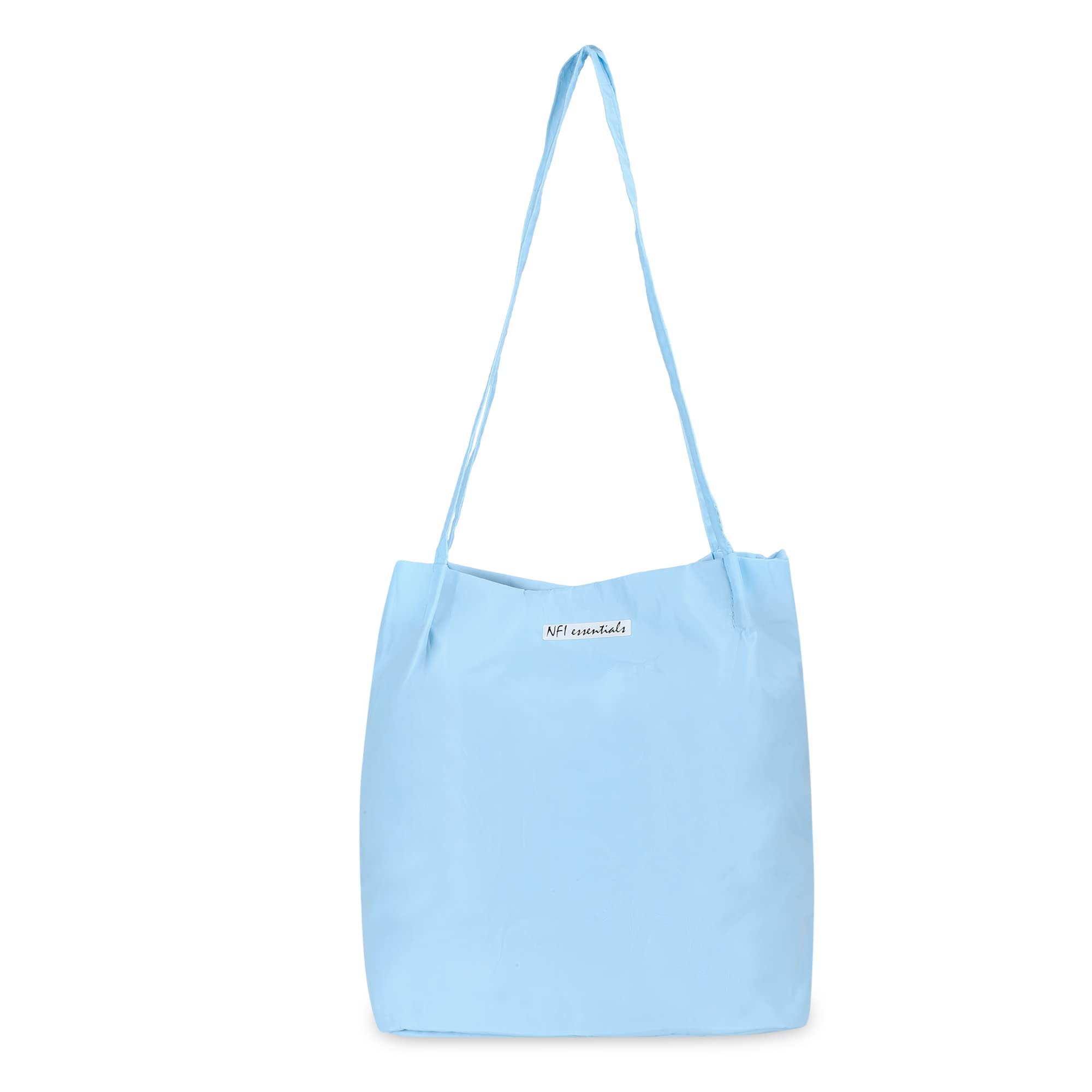 nfi essentials Tote Bag for Women with snap Button, Stylish nylon Blend Handbag, Best for Shopping, Travel, Work, Beach, Office, College-picture-15