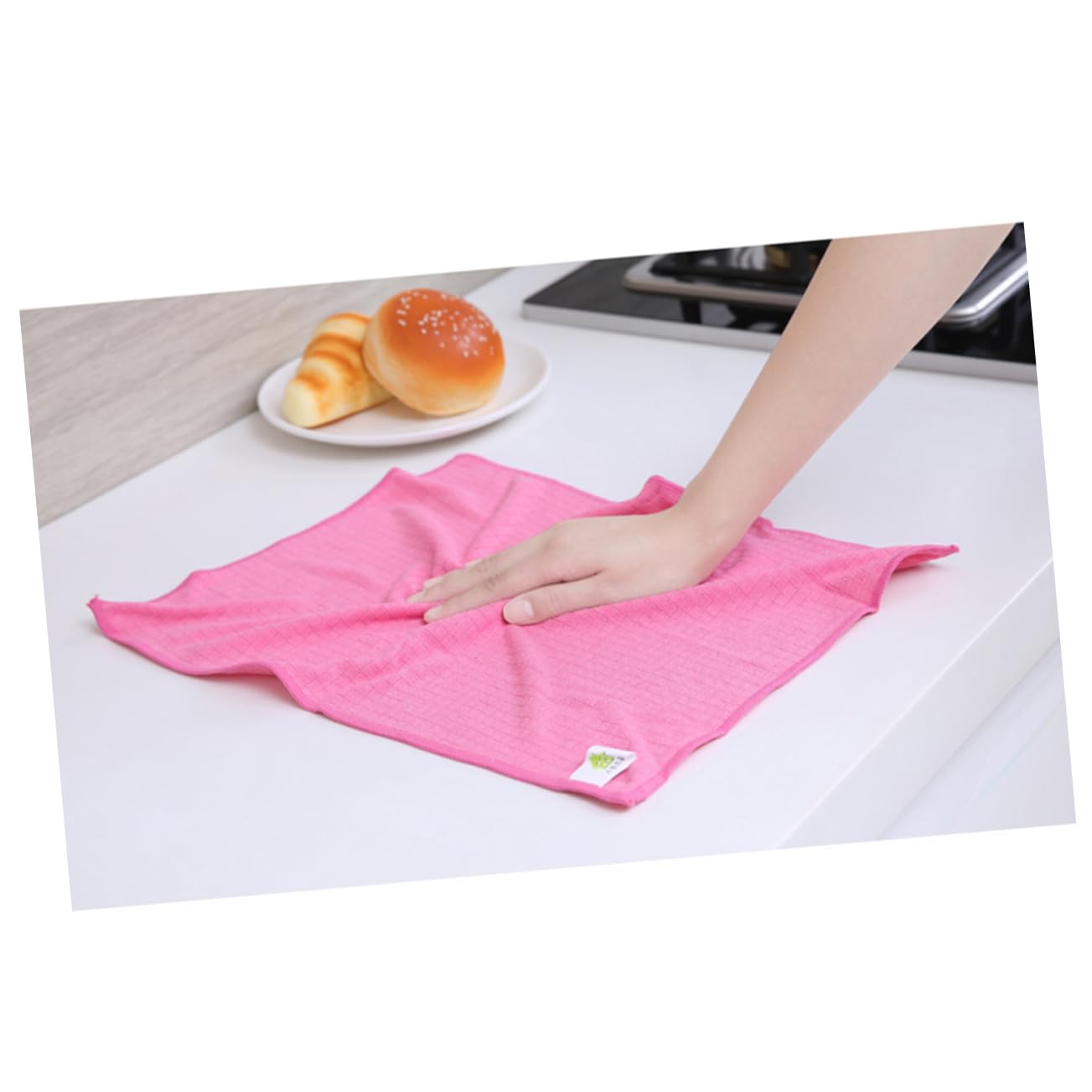 Gatuida 12piezas Paquete De Paños De Microfibra Diseño para Limpieza De Cocina Absorbente y Rápido Secado para Lavado De Utensilios y Frutas