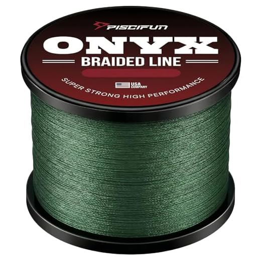 Piscifun Onyx Braided Fishing Line Advanced Superline Braid Lines 300Yd 20lb Green