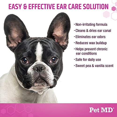 Pet MD Otic-Clean Dog Ear Cleaner – Veterinarian-Formulated Otic Ear Solution for Dogs & Cats – Pet Ear Cleaner for Itch, Odor, & Wax Buildup – Deodorizing Cat Ear Cleaner Solution – 1 Gallon Pet MD Otic-Clean Dog Ear Cleaner – Veterinarian-Formulated Otic Ear Solution for Dogs & Cats – Pet Ear Cleaner for Itch, Odor, & Wax Buildup – Deodorizing Cat Ear Cleaner Solution – 1 Gallon