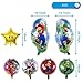10Pcs Mario Party Foil Balloons, Mario Birthday Party Decorations Supplies (Pack of 10)