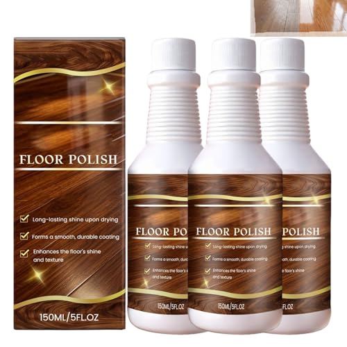 Floor Restorer Floors Restore & Polish Wood Cleaner And Floor-Restore Agent Cleans And Revives Wood Floors Floor Cleaner for Tile Restores Shine & Luster Easy Home Maintenance (3PC)