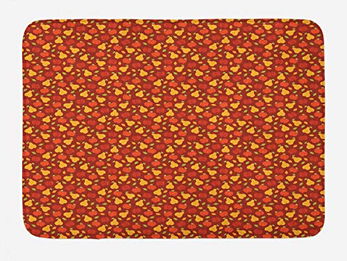 Paillasson D'Intérieur Fruit Paprika Multicolore Tapis Entrée Résistant À La Saleté Tapis De Cuisine Résistant Paillasson De Bienvenue pour Garage Salle De Bain Salon 40X60 Cm