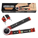 VRBOSHA Angle Finder,Compass,Miter Saw Protractor with Precision Laser Scale,Hanging Ruler,Best...