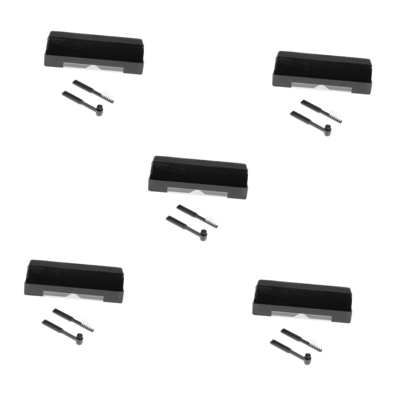 Gadpiparty 5 Set Di Spazzole Per La Pulizia Dei in Vinile 3 in 1 - Spazzola in Fibra Statica Per in Vinile Rimozione Della Per La Manutenzione Del Giradischi