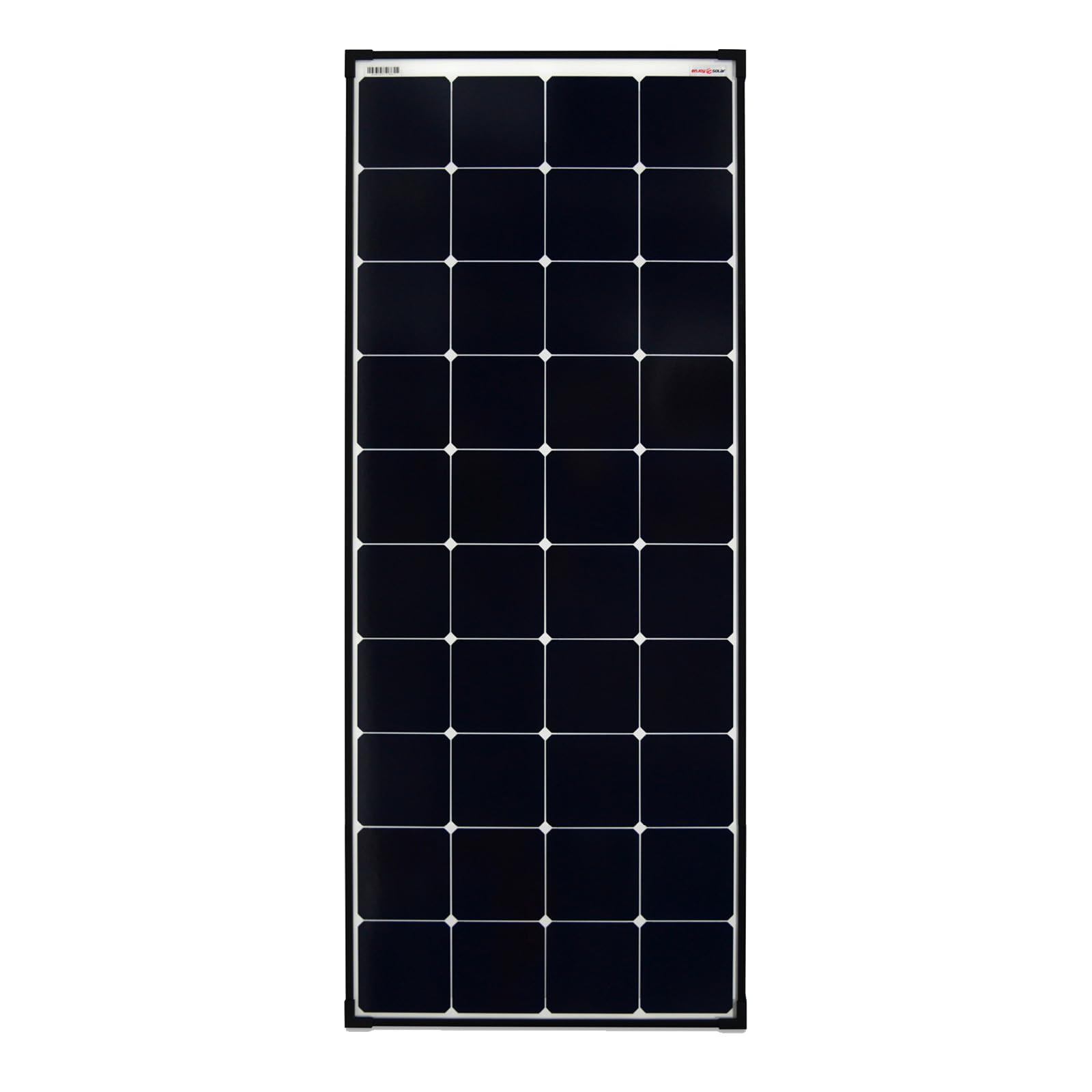 Enjoy Solar Mono 150W 12V Ultra SunPower Back-Contact Solar Panel Módulo Fotovoltaico con Marco Negro y Hoja Posterior Blanca, Ideal para Autocaravana, Vivienda de Jardín, Barco