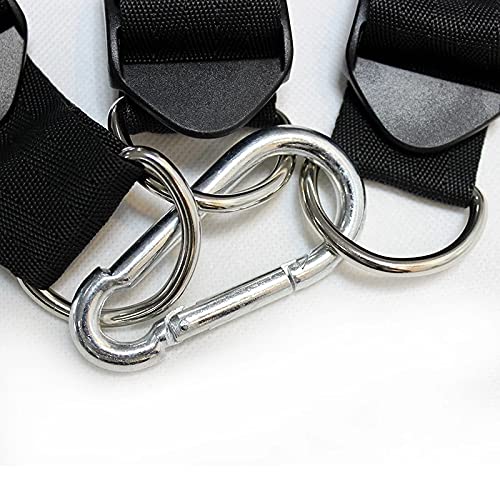 Une balançoire Confortable avec Une capacité de Charge de 200 kg, des Cordes réglables et Une balançoire Suspendue avec 3 Coussins, Suspendue au Plafond et à la Porte