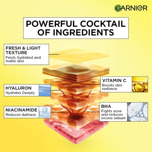 Garnier Fresh & Bright Vitamin C Gel Face Moisturizer, 45ml - Image 7