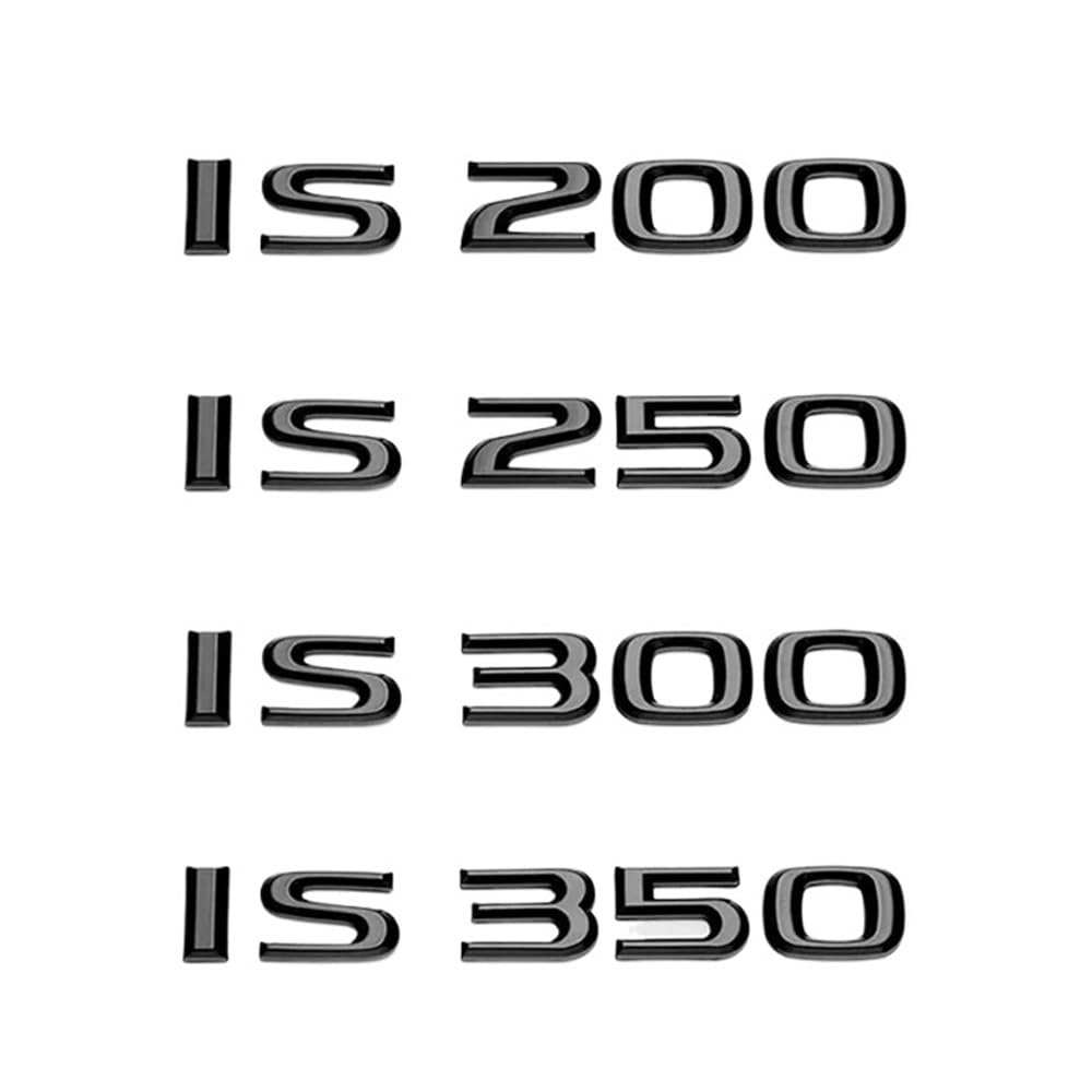 Remplacer Emblème Abîmé IS300h IS250 Lettres ABS Noires
