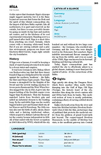 Lonely Planet Estonia, Latvia & Lithuania