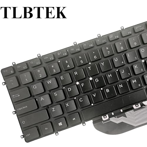 TLBTEK Backlight Keyboard Replacement Compatible with Dell Latitude 7400 2-in-1 Series Laptop
