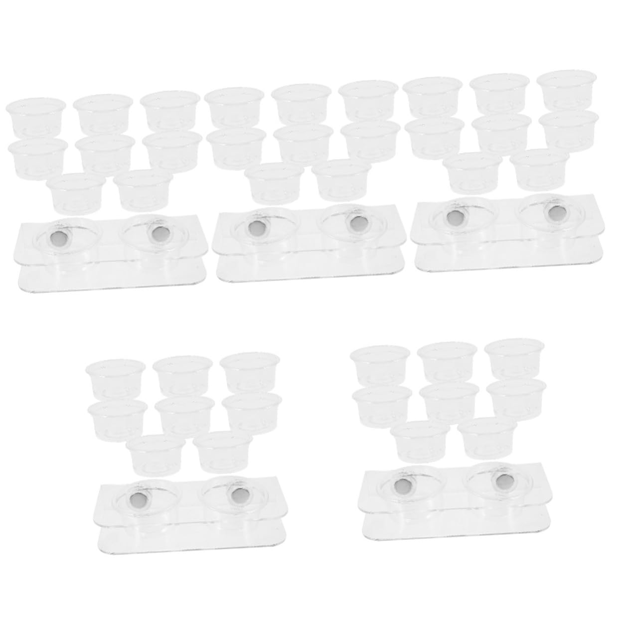 Récipient alimentation reptiles splashproof anti-renversement pour petit terrarium